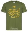 Men's T-Shirt St. Patricks Day stars millennial-khaki фото