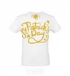 Men's T-Shirt St. Patricks Day stars White фото