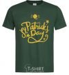 Men's T-Shirt St. Patricks Day stars bottle-green фото