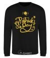 Sweatshirt St. Patricks Day stars black фото