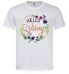 Men's T-Shirt Hello spring frame White фото