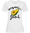 Women's T-shirt Organic food avocado White фото