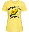 Women's T-shirt Organic food avocado cornsilk фото