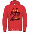 Men`s hoodie If life gives you lemons then make lemonade bright-red фото