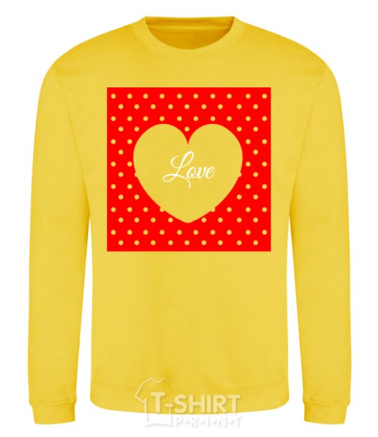 Sweatshirt Frame love yellow фото