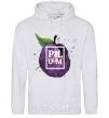 Men`s hoodie Plum splash sport-grey фото