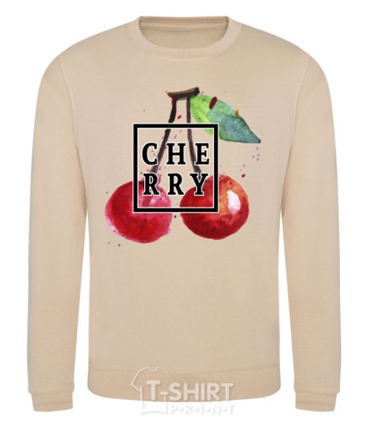 Sweatshirt Cherry splash sand фото