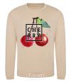 Sweatshirt Cherry splash sand фото