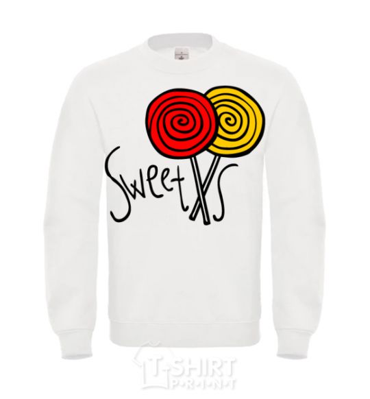 Sweatshirt Sweets lolly White фото