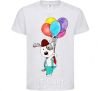 Kids T-shirt Birthday dog White фото