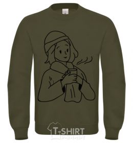 Sweatshirt The girl in the cap sand фото