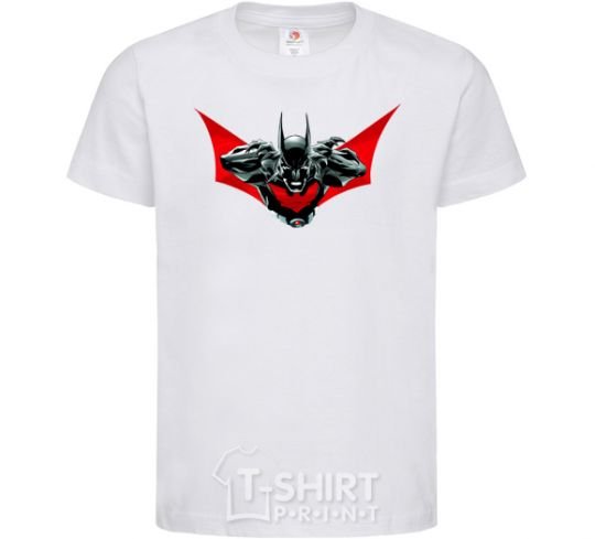 Kids T-shirt Angry batman White фото