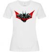 Women's T-shirt Angry batman White фото