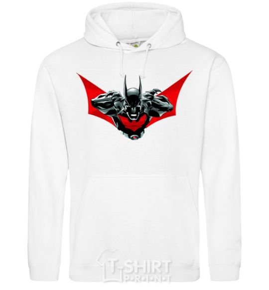 Men`s hoodie Angry batman White фото