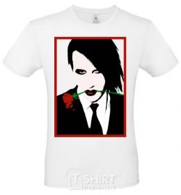 Men's T-Shirt Marilyn Manson grey фото