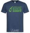 Men's T-Shirt Best biology teacher microscope navy-blue фото