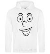 Men`s hoodie Smile smile White фото