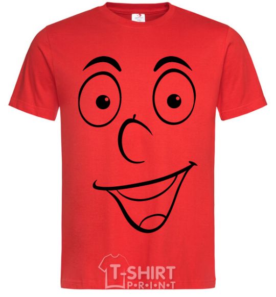 Men's T-Shirt Smile smile red фото