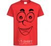 Kids T-shirt Smile happy red фото