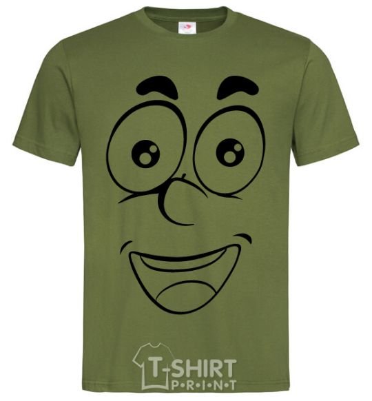 Men's T-Shirt Smile happy millennial-khaki фото