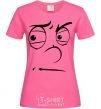 Women's T-shirt The smiley face suspicious heliconia фото