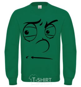 Sweatshirt The smiley face suspicious orchid-green фото