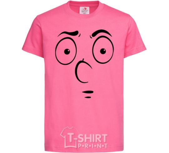 Kids T-shirt Smiley's embarrassed heliconia фото