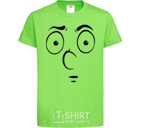 Kids T-shirt Smiley's embarrassed orchid-green фото