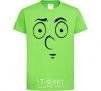 Kids T-shirt Smiley's embarrassed orchid-green фото