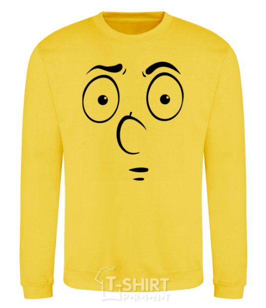 Sweatshirt Smiley's embarrassed yellow фото