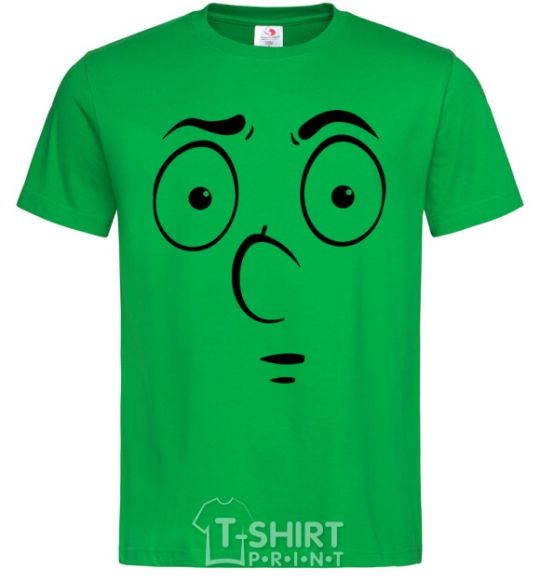 Men's T-Shirt Smiley's embarrassed kelly-green фото