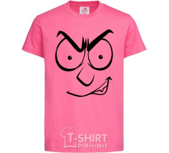 Kids T-shirt Smiley's angry heliconia фото