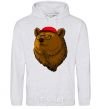 Men`s hoodie Swag bear sport-grey фото