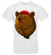 Мужская футболка Swag bear Белый фото