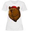 Женская футболка Swag bear Белый фото