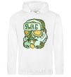 Men`s hoodie Swag face White фото