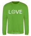 Sweatshirt Love sad orchid-green фото