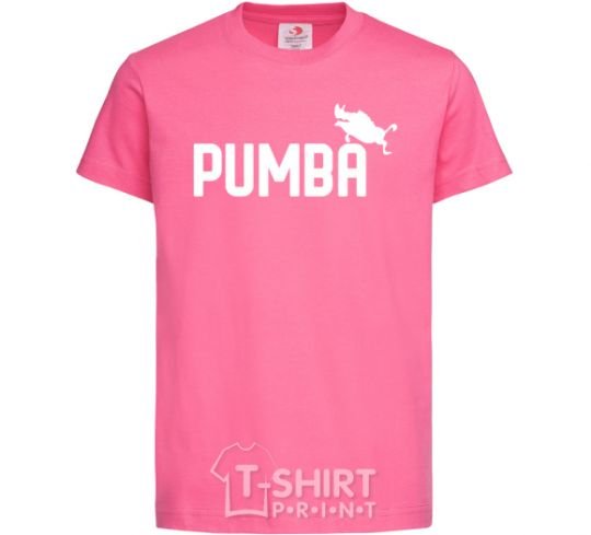 Kids T-shirt Pumba jump heliconia фото