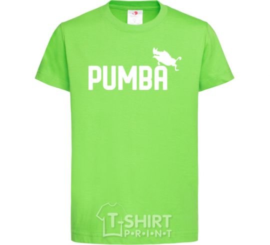 Kids T-shirt Pumba jump orchid-green фото
