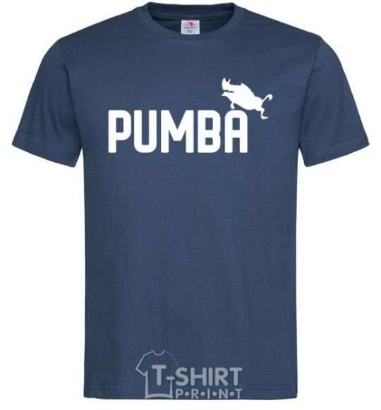 Men's T-Shirt Pumba jump navy-blue фото