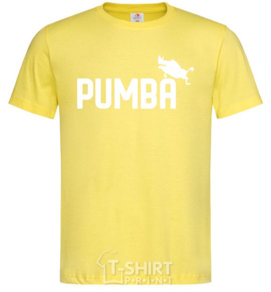 Men's T-Shirt Pumba jump cornsilk фото