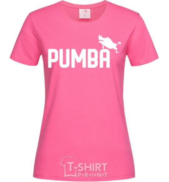 Women's T-shirt Pumba jump heliconia фото