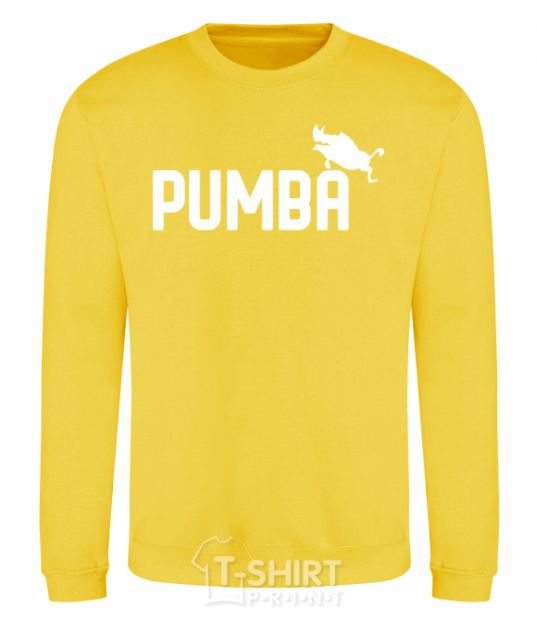 Sweatshirt Pumba jump yellow фото