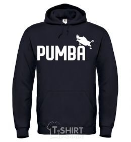 Men`s hoodie Pumba jump black фото