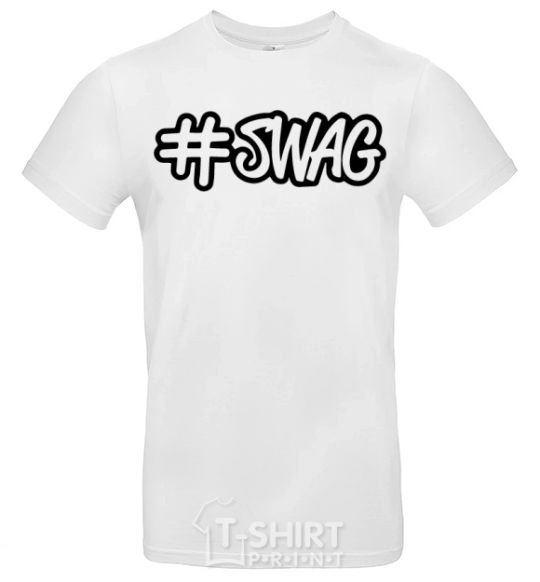 Men's T-Shirt Swag line White фото