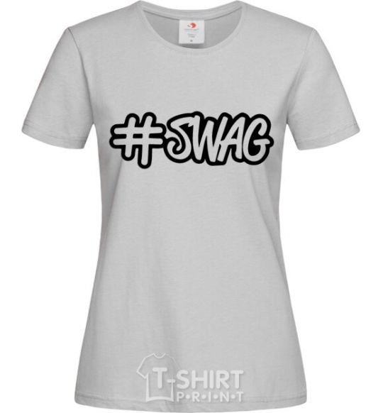 Женская футболка Swag line Серый фото