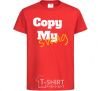 Kids T-shirt Copy my swag red фото