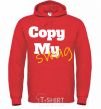 Men`s hoodie Copy my swag bright-red фото