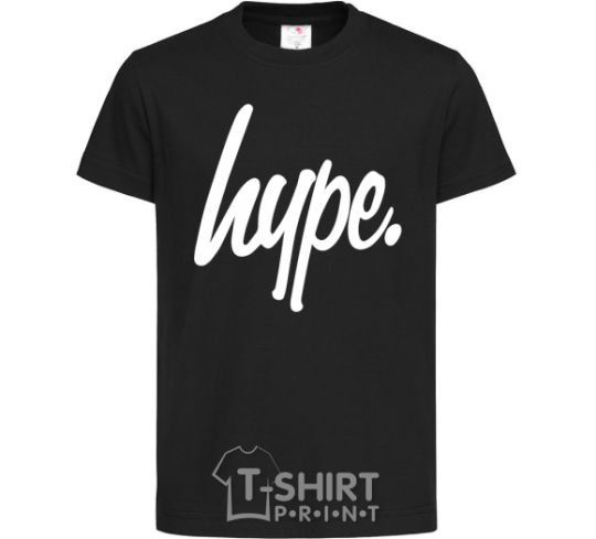 Kids T-shirt Hype word black фото