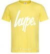 Мужская футболка Hype word Лимонный фото